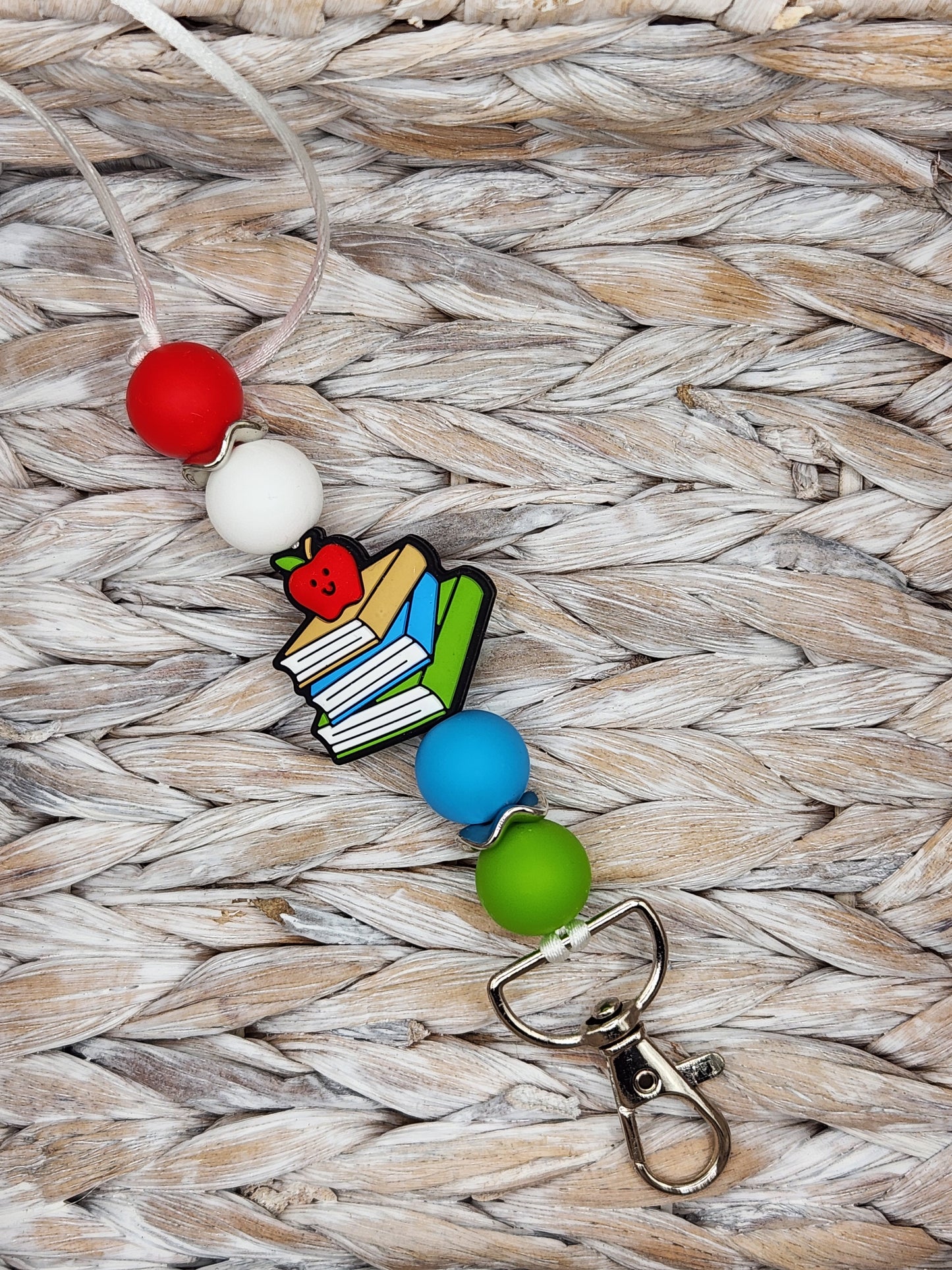 Lanyard-Apple Book Stack