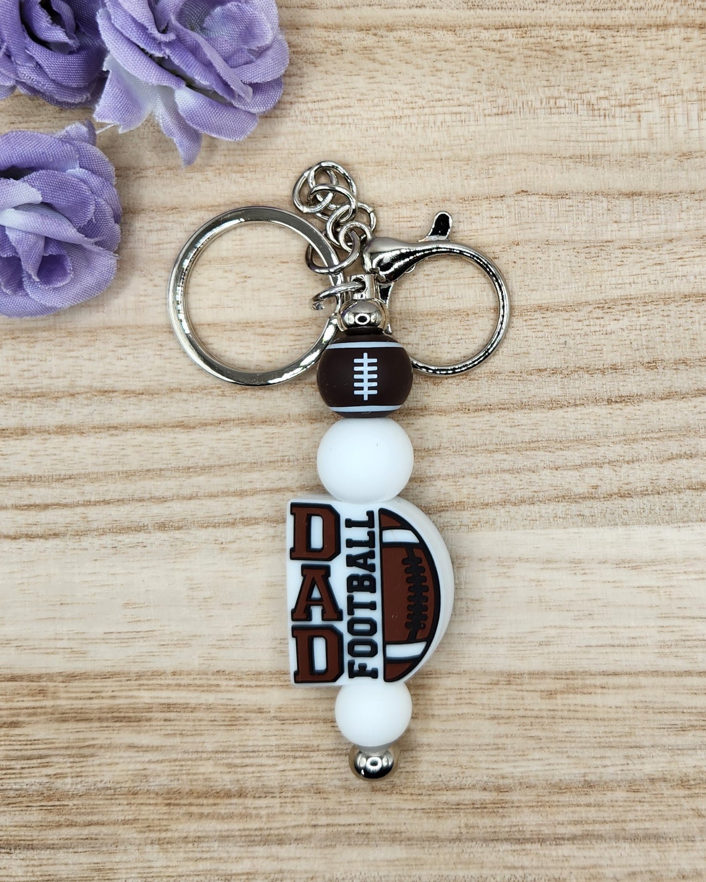 Keychain-Football Dad