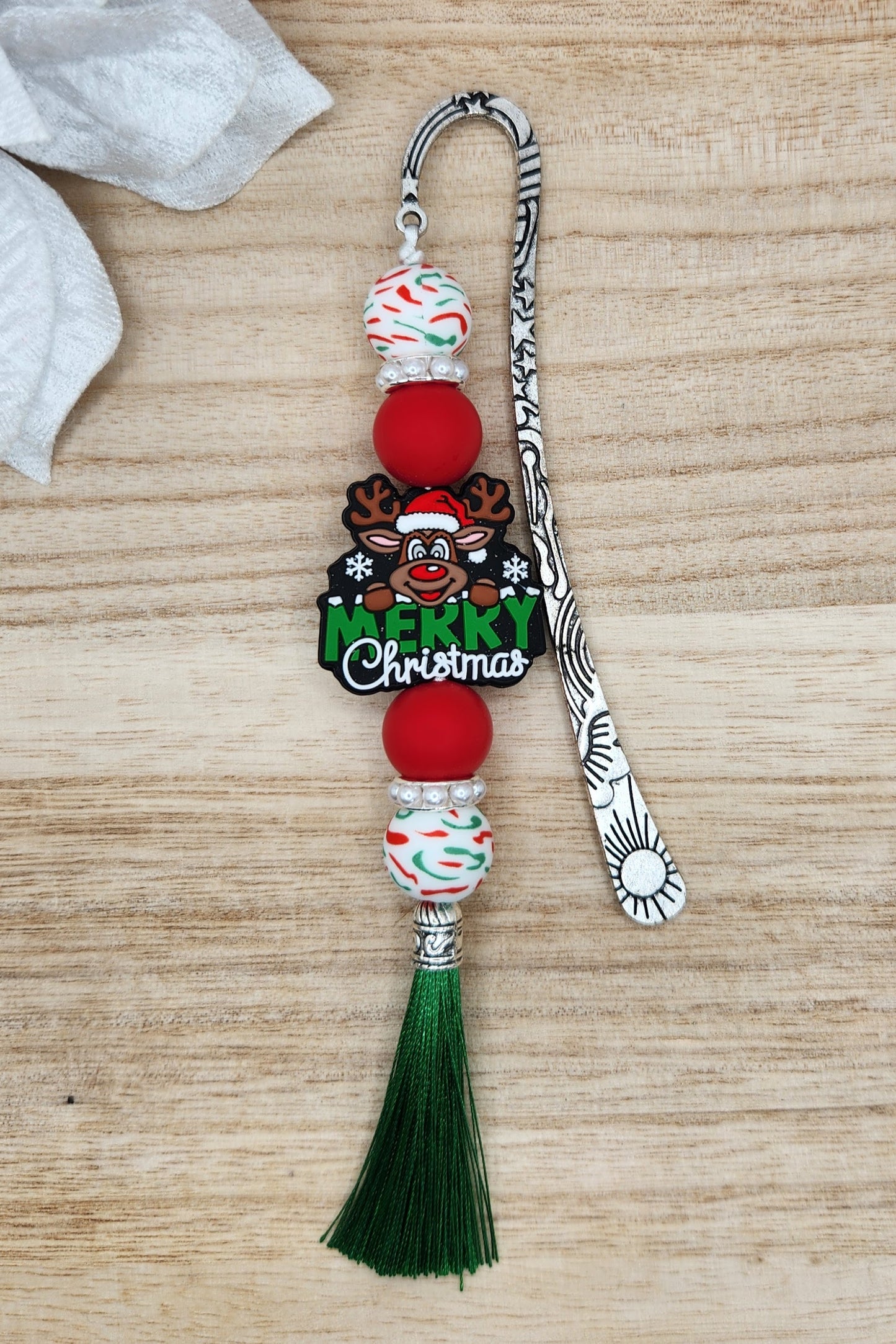 Bookmark-Merry Christmas Reindeer