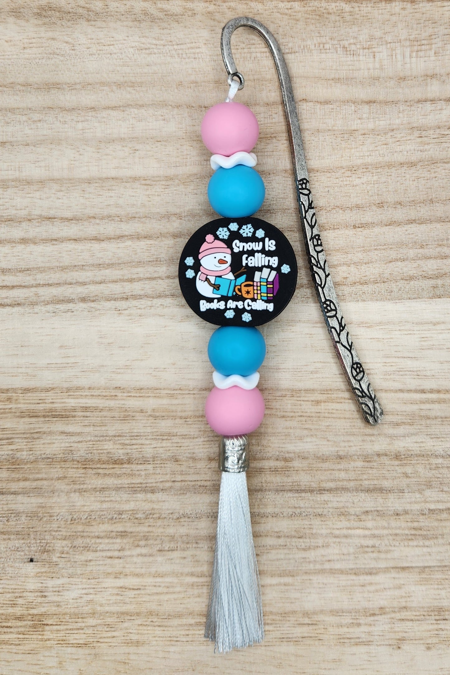 Bookmark-Snow is Falling Books are Calling