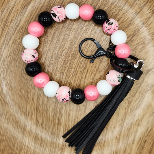 Wristlet Keychain-#046 Cherry Blossom (Punch Opal)