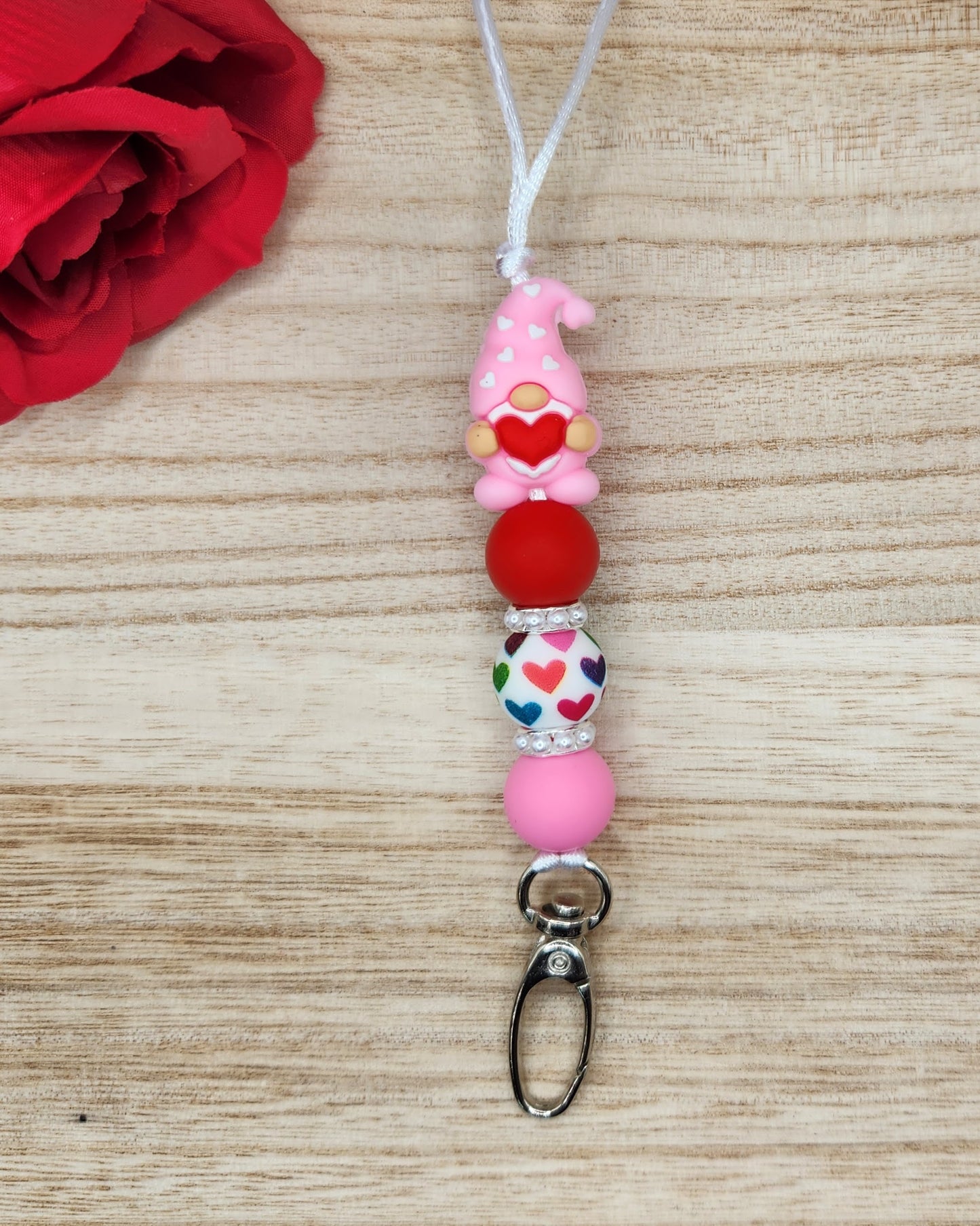 Lanyard-3D Gnome (Pink)