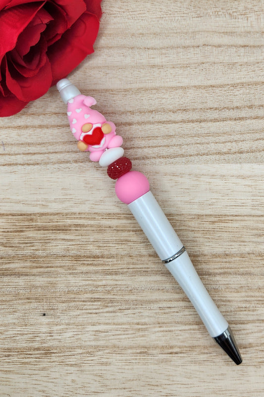 Pen-3D Valentine Gnome (Pink)