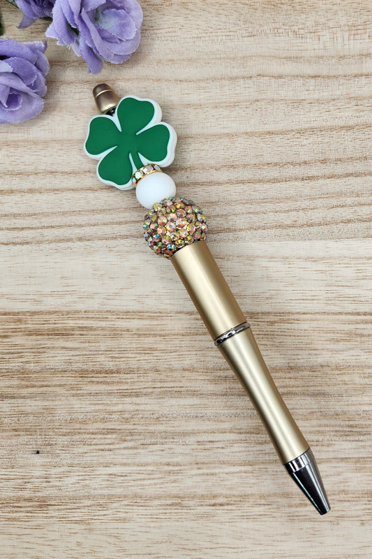 Pen-4 Leaf Clover (Gold)