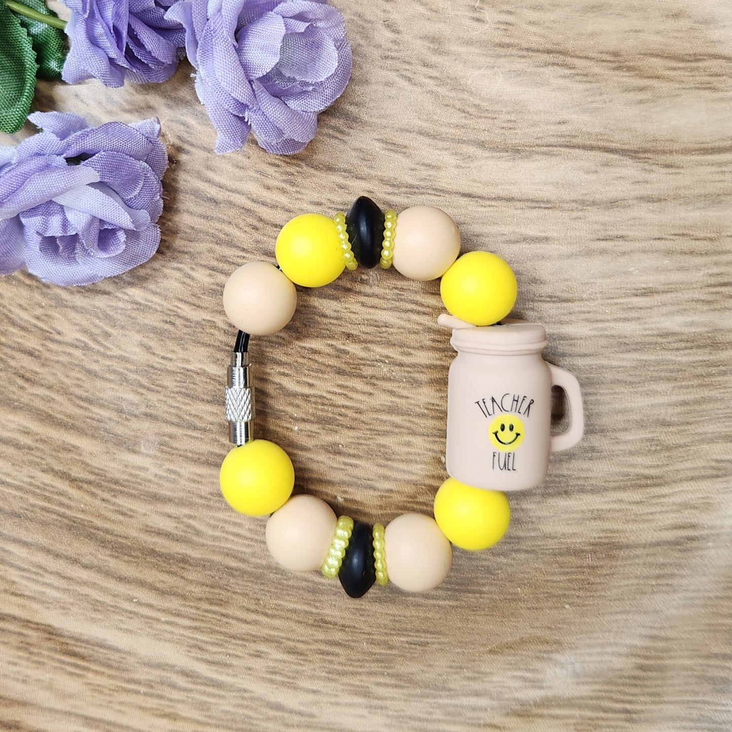 Cup Charm-Teacher Fuel Cup (Yellow)