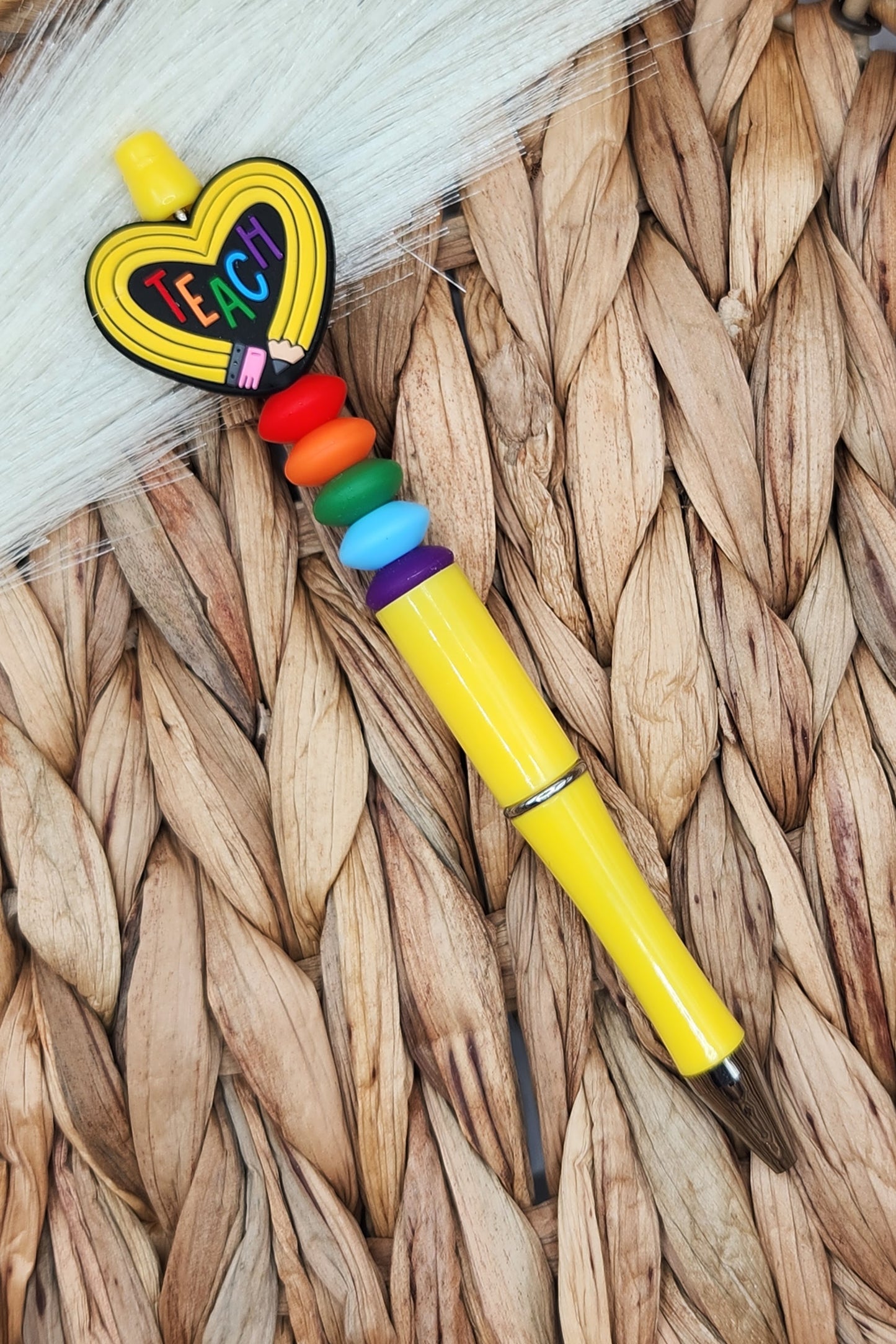 Pen-TEACH Pencil Heart (Yellow)