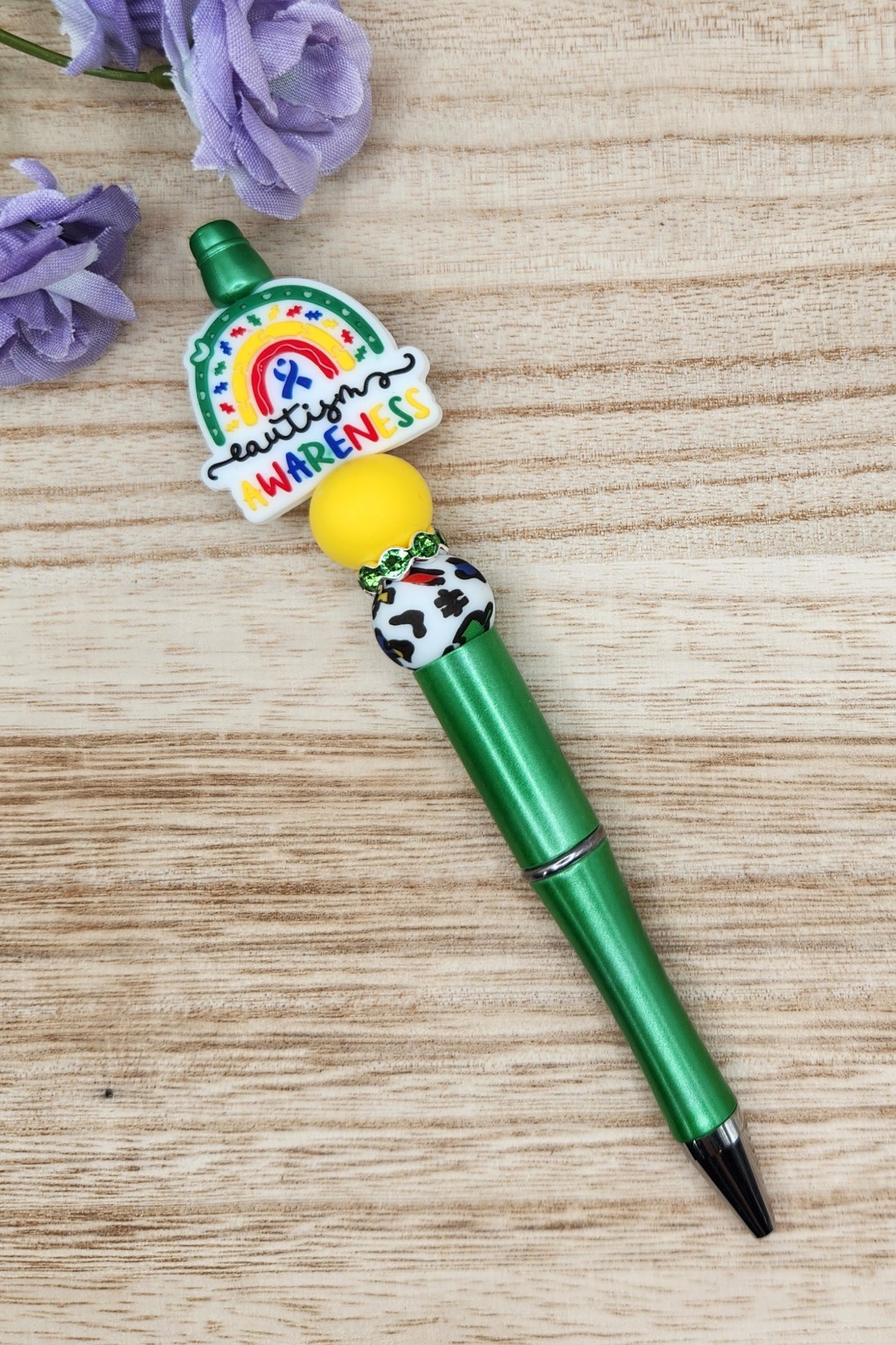 Pen-Autism Awareness Rainbow (Green)