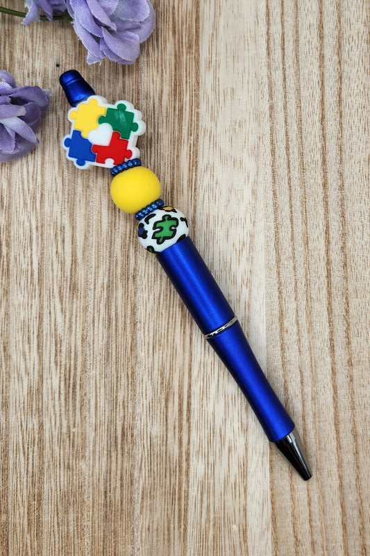 Pen-Autism Puzzle (Blue)