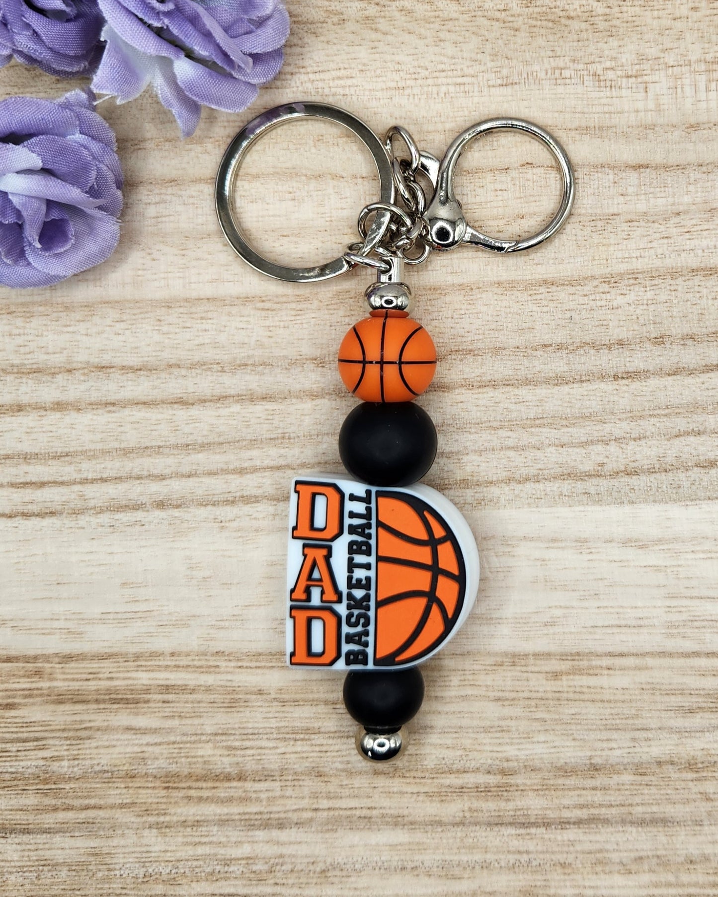 Keychain-Basketball Dad