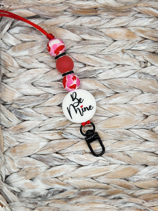 Lanyard-Be Mine (Pink & Red Camo)