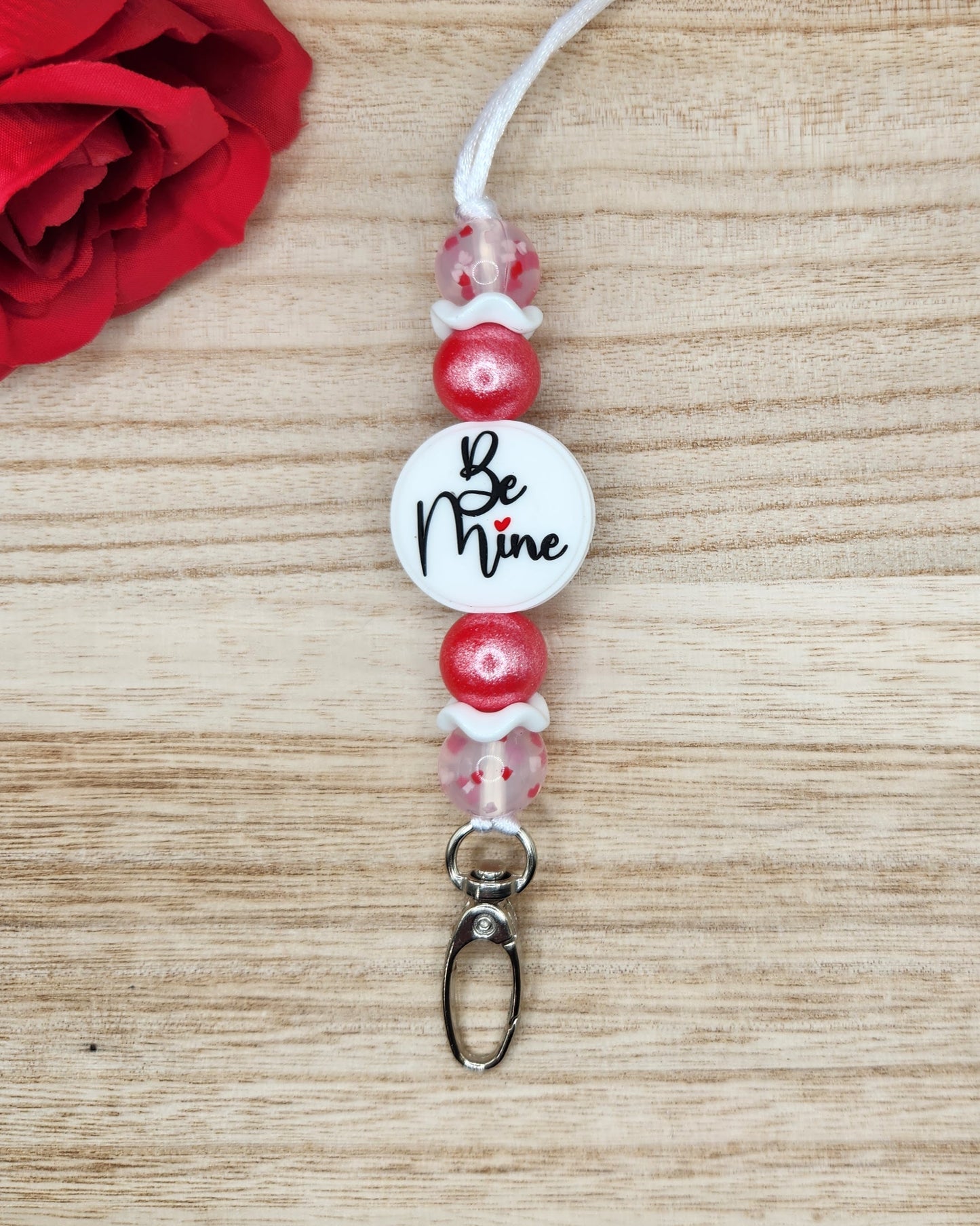 Lanyard-Be Mine (White)