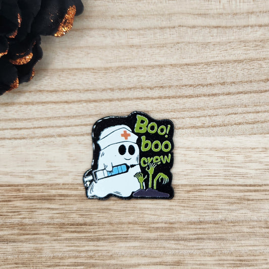 Flatback-Boo Boo Crew Ghost (Green) KK