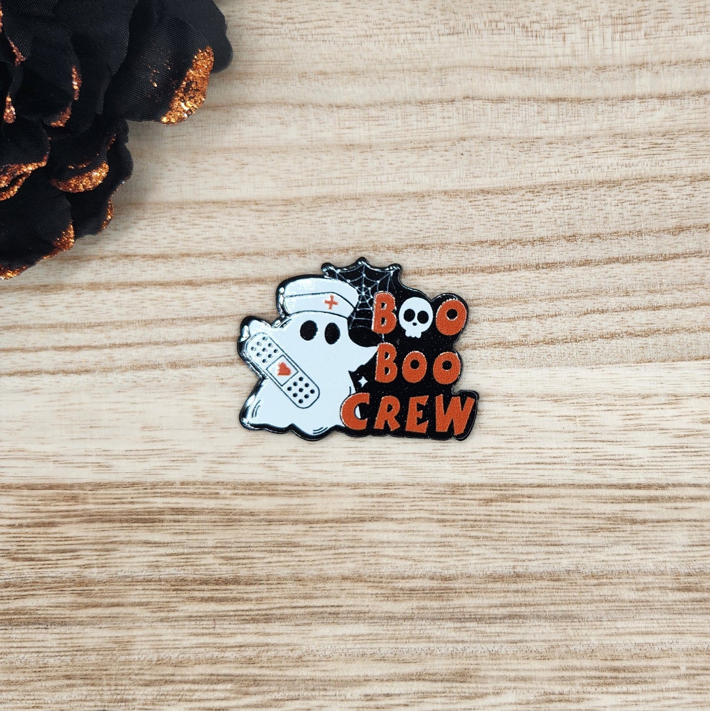 Flatback-Boo Boo Crew Ghost (Orange) KK