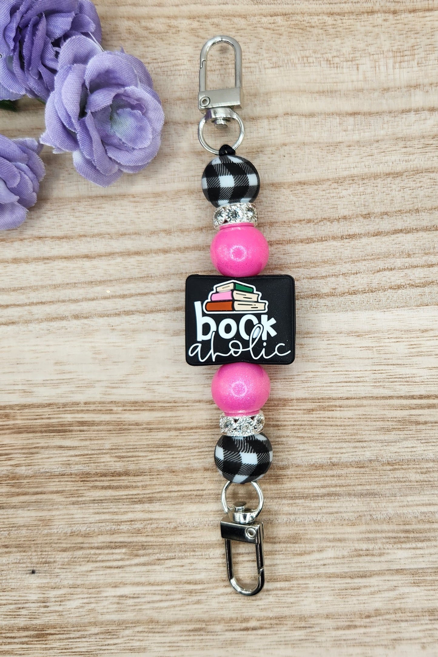 Kindle/Tablet Strap-Bookaholic (Pink Opal)