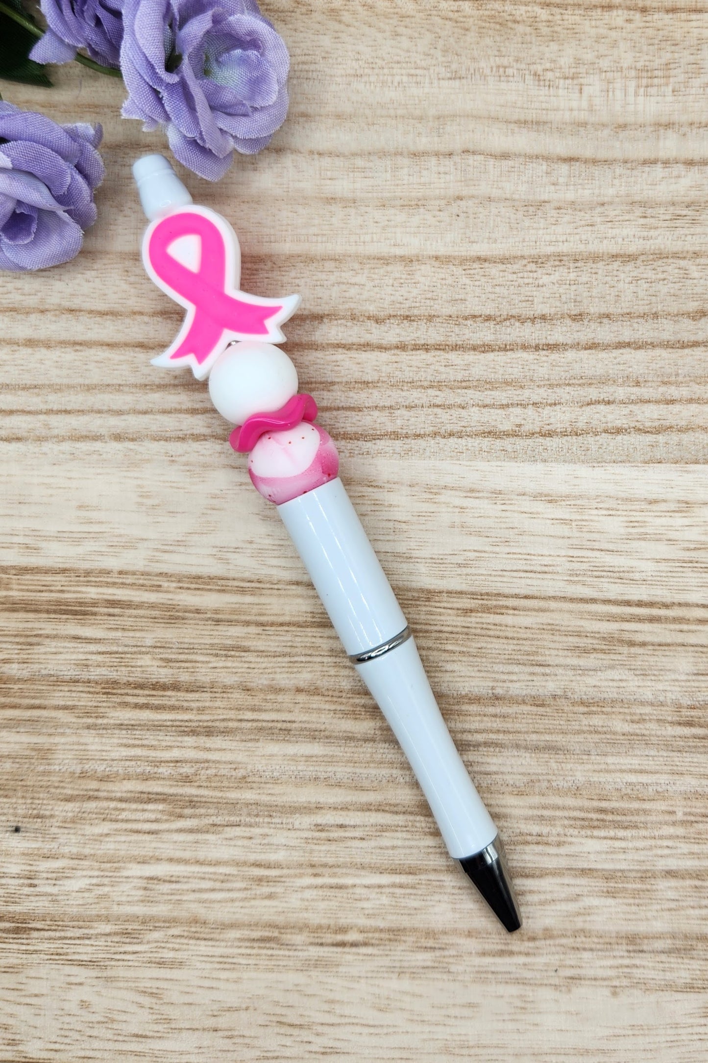 Pen-Breast Cancer Ribbon (Azalea)