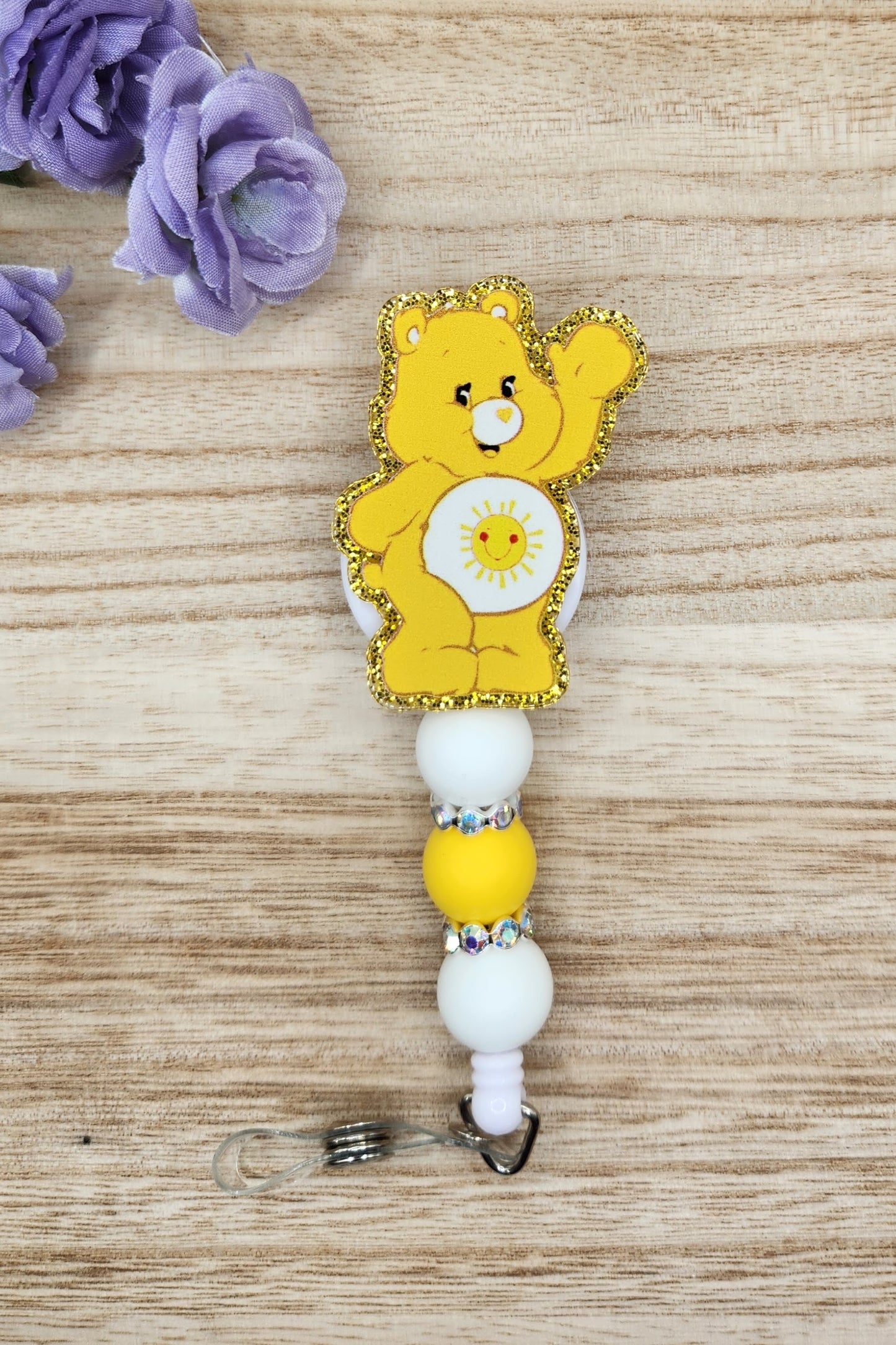 Badge Reel-Care Bear Funshine