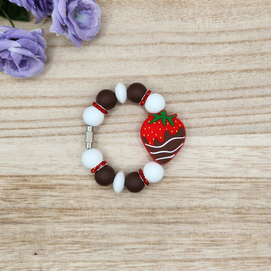 Cup Charm-Chocolate Covered Strawberry