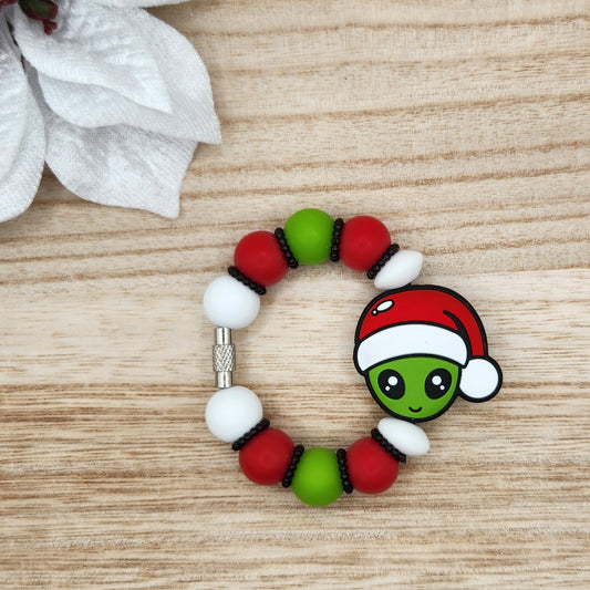 Cup Charm-Christmas Alien