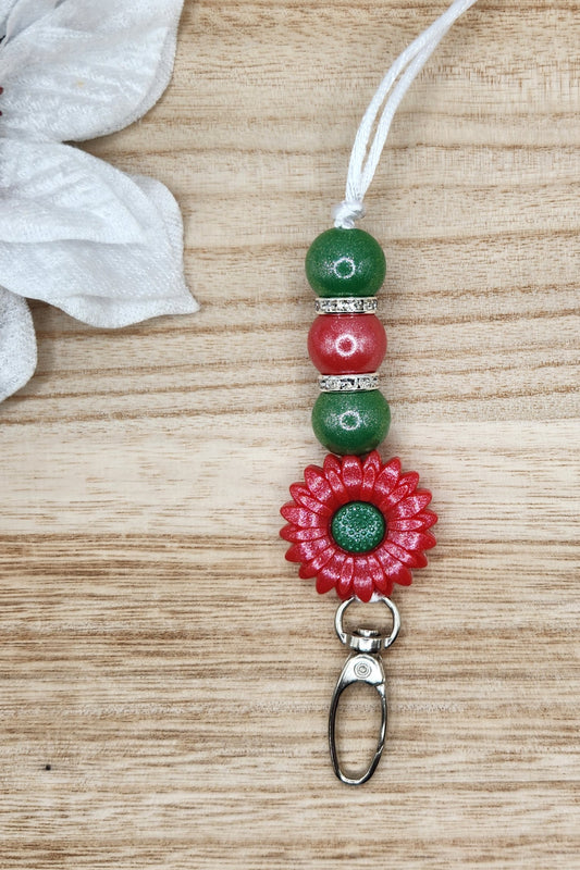 Lanyard-Christmas Opal Daisy