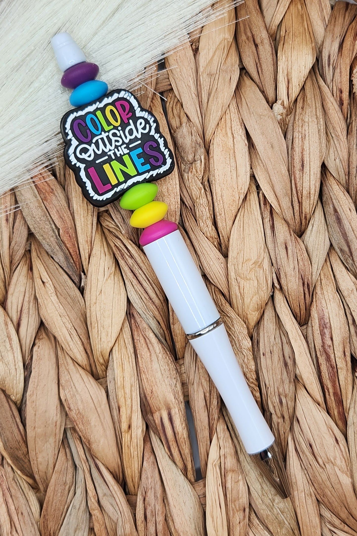 Pen-Color Outside the Lines (White)