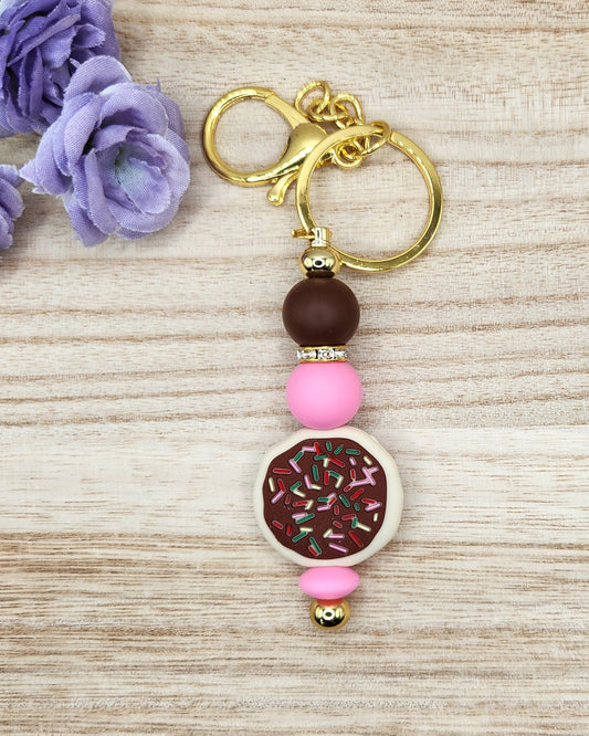 Keychain-Cookie Chocolate Icing