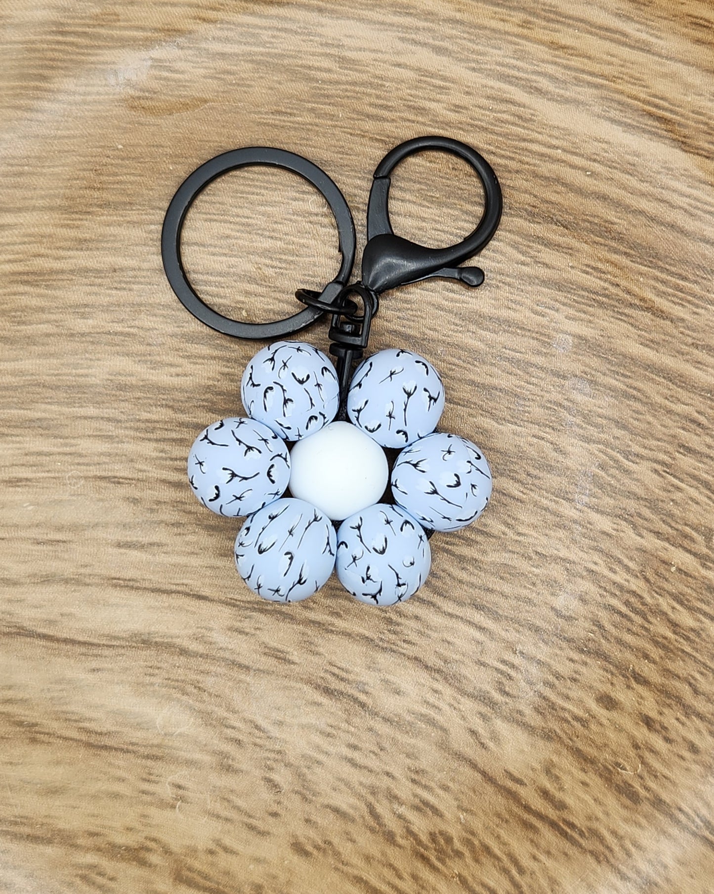 Keychain-Flower (Cotton Flower)