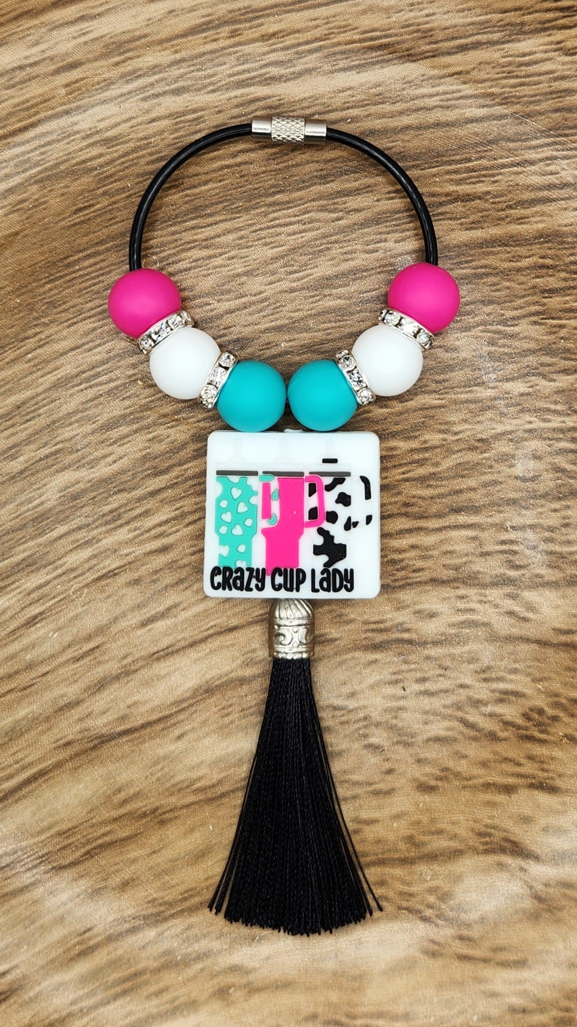 Bag Tag-Crazy Cup Lady