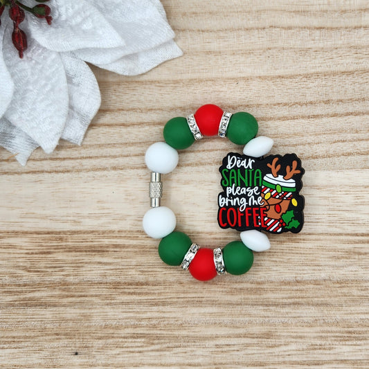 Cup Charm-Dear Santa Please Bring Me Coffee