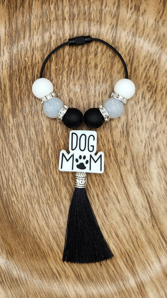 Bag Tag-Dog Mom (Black)