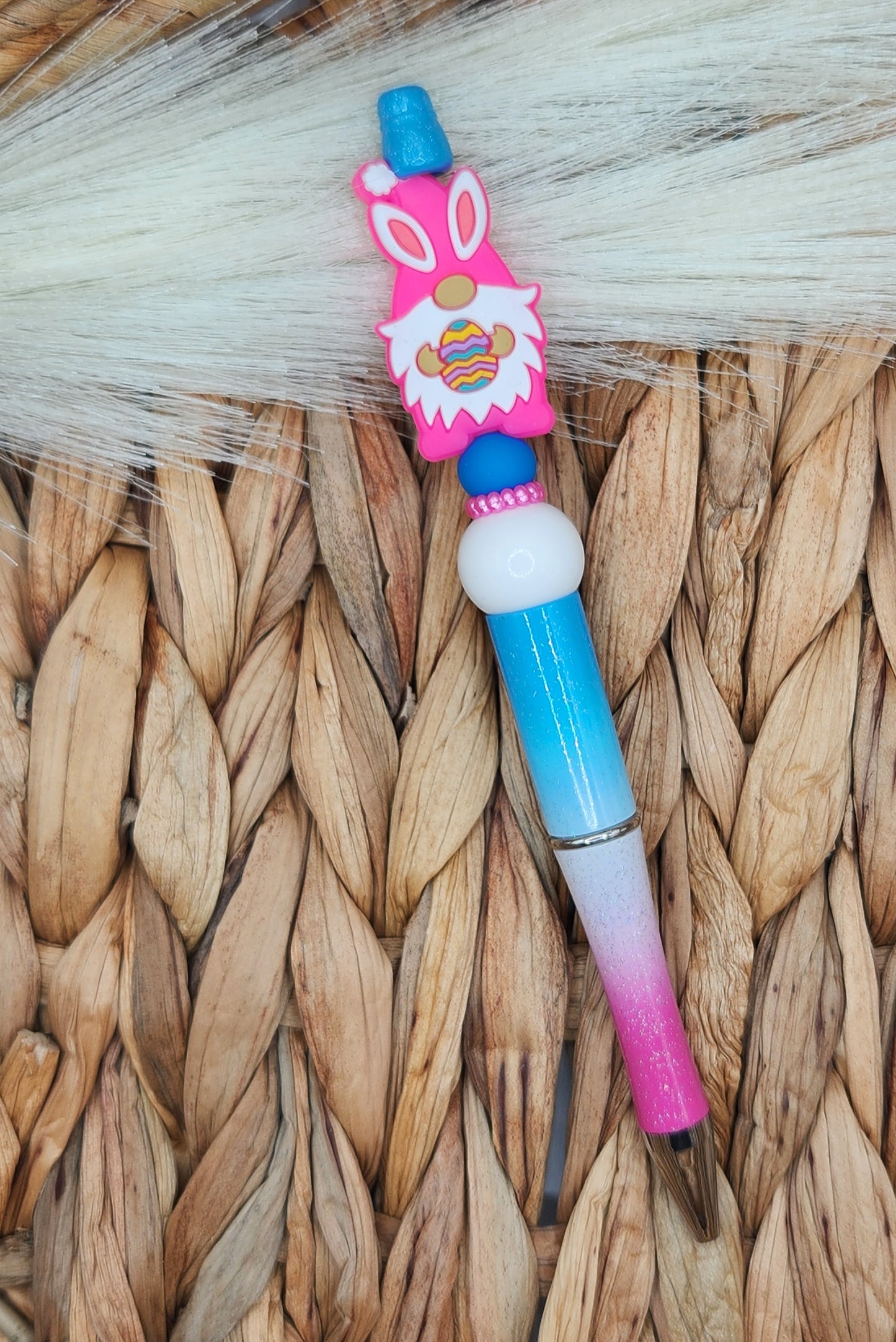 Pen-Easter Egg Gnome (Pink)