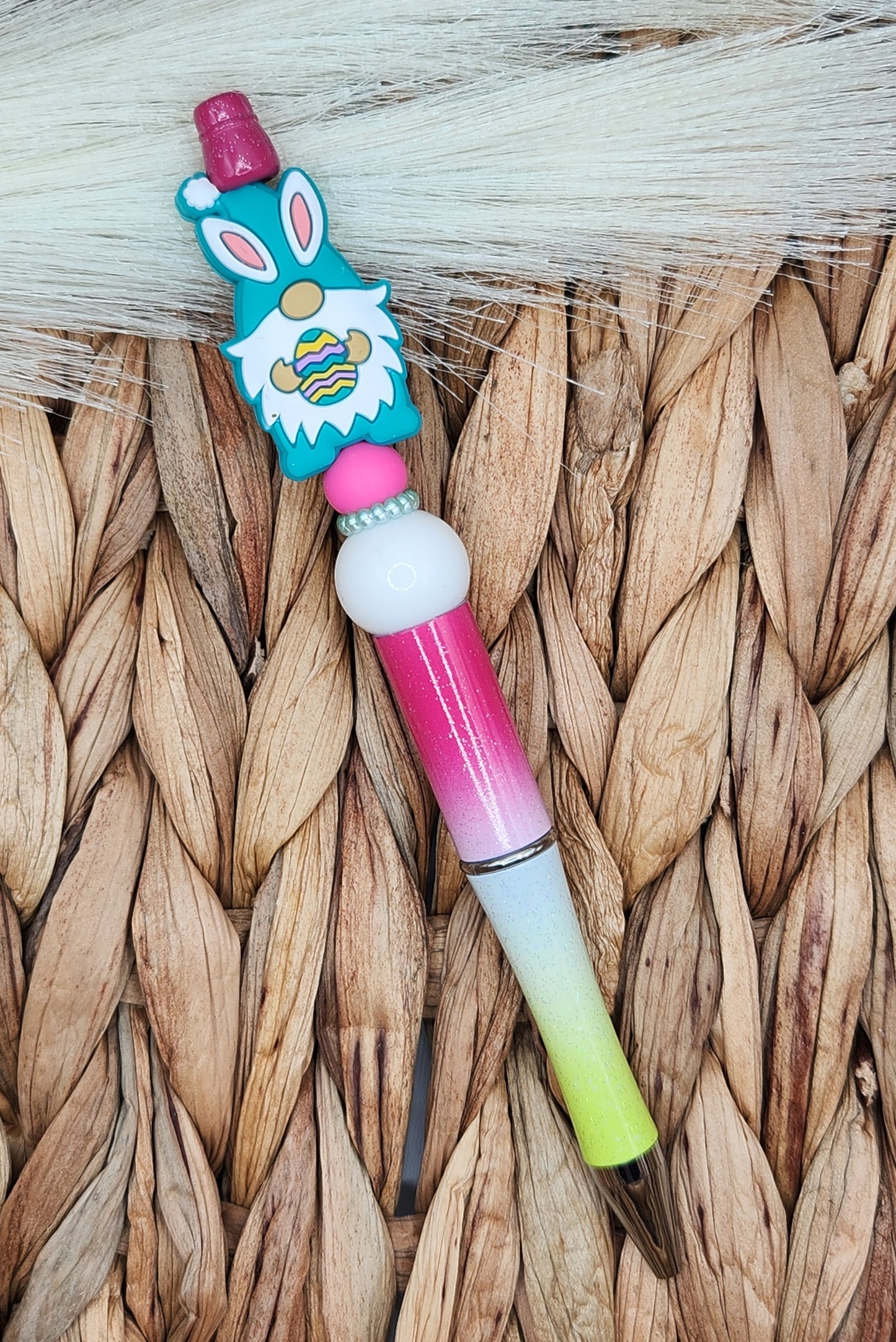 Pen-Easter Egg Gnome (Turquoise)