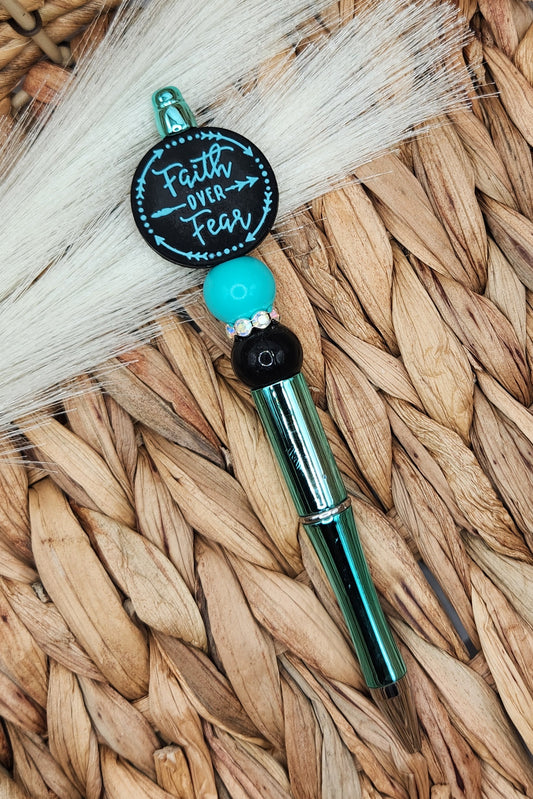 Pen-Faith Over Fear (Turquoise)