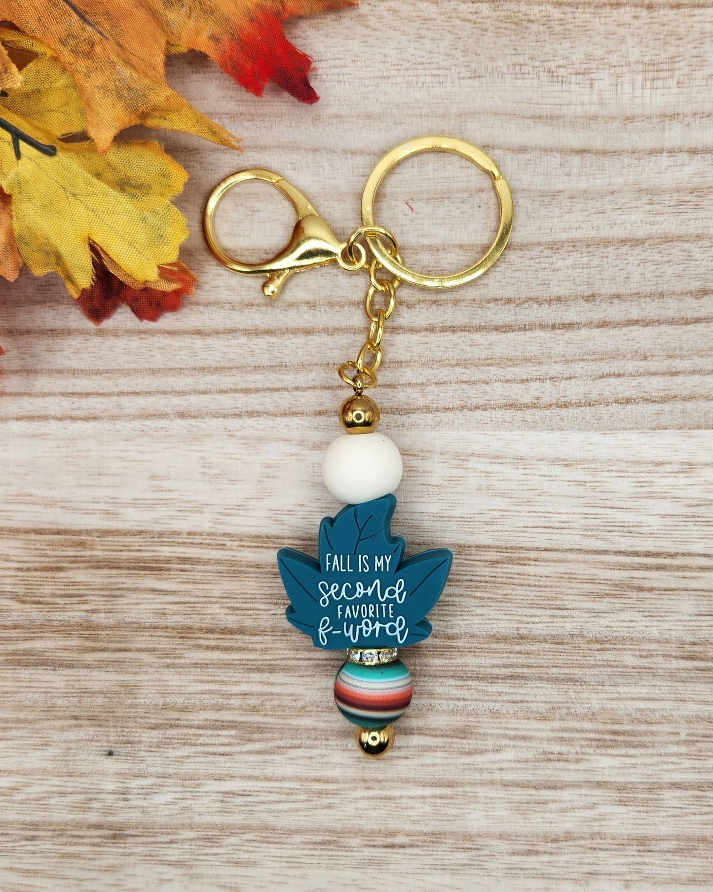 Keychain-Fall is My Second Favorite F Word (Biscay Bay)