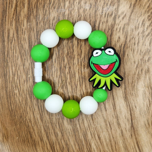 Cup Charm-Green Frog