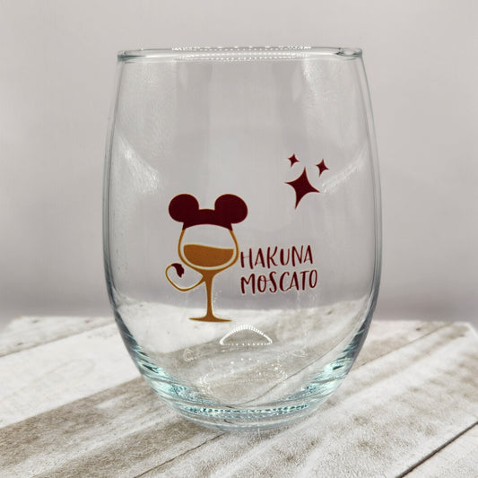 Wine Glass 15oz-Hakuna Moscato