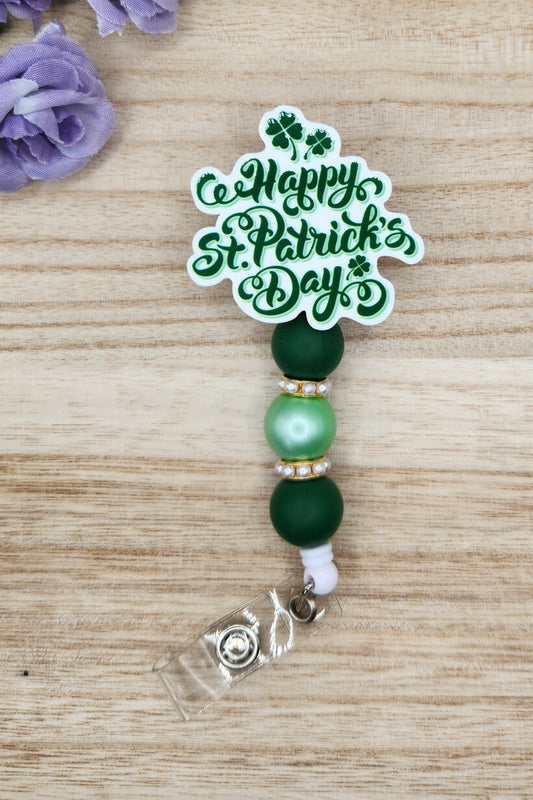 Badge Reel-Happy St Patrick's Day SP002