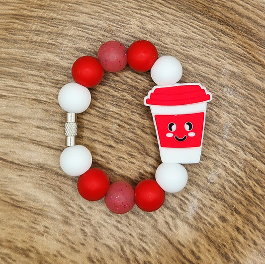 Cup Charm-Happy Coffee (Red)