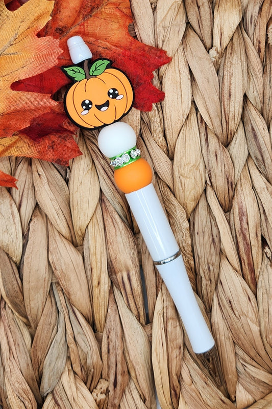 Pen-Happy Pumpkin (White)