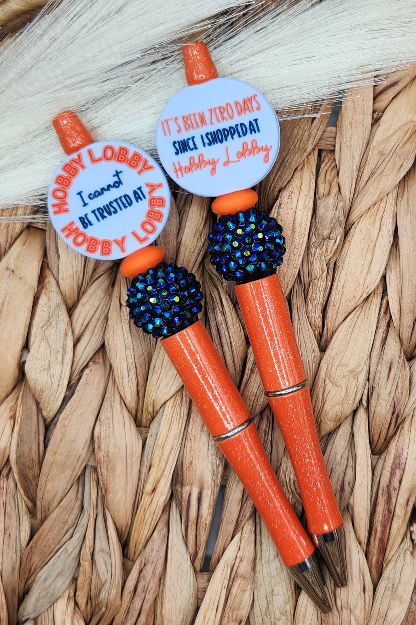 Pen-I Cannot Be Trusted at Hobby Lobby (Orange)