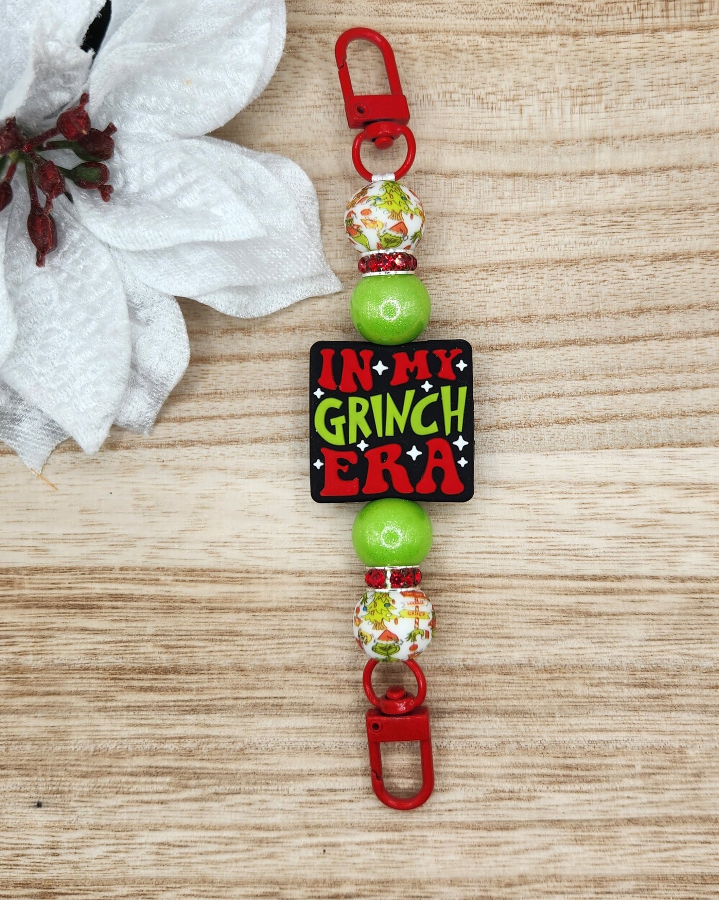 Kindle/Tablet Strap-In My Grinch Era (Red)