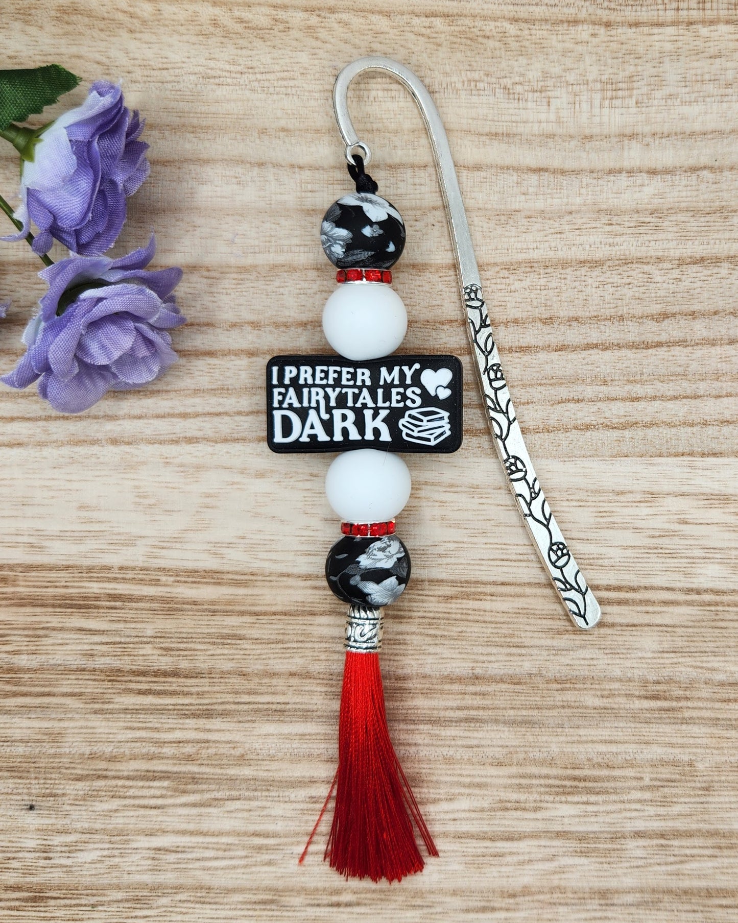 Bookmark-I Prefer My Fairytales Dark (Red)