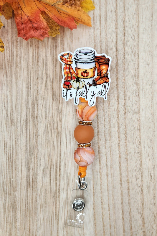 Badge Reel-It's Fall Y'all WL