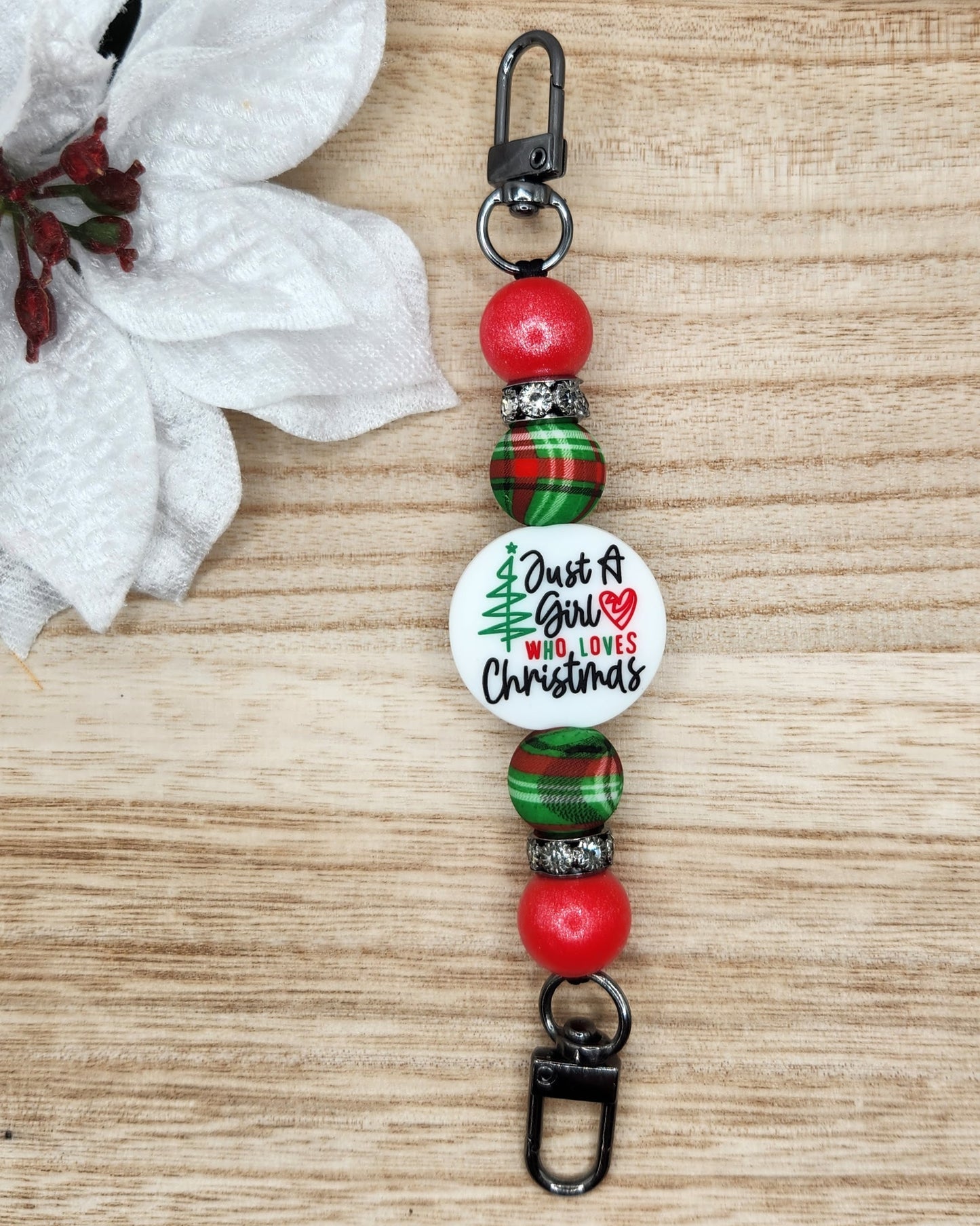 Kindle/Tablet Strap-Just a Girl Who Loves Christmas