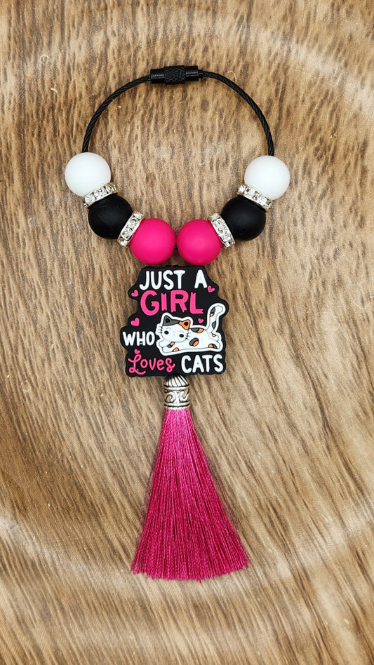 Bag Tag-Just a Girl Who Loves Cats
