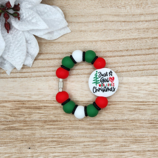 Cup Charm-Just a Girl Who Loves Christmas