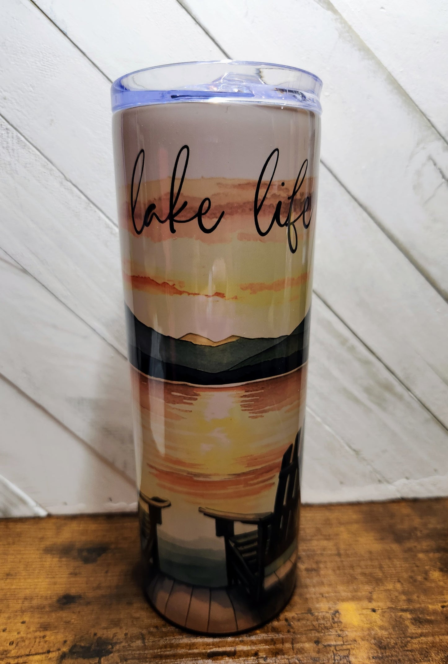 Stainless Steel Tumbler 20oz - Lake Life SF