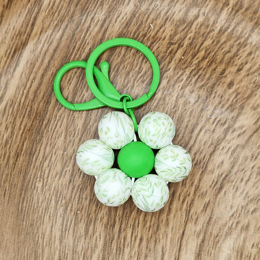 Keychain-Flower (Flourishing Fern-Summer Green)