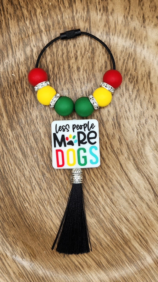 Bag Tag-Less People More Dogs