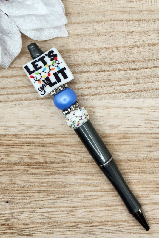 Pen-Let's Get Lit (Blue Opal)