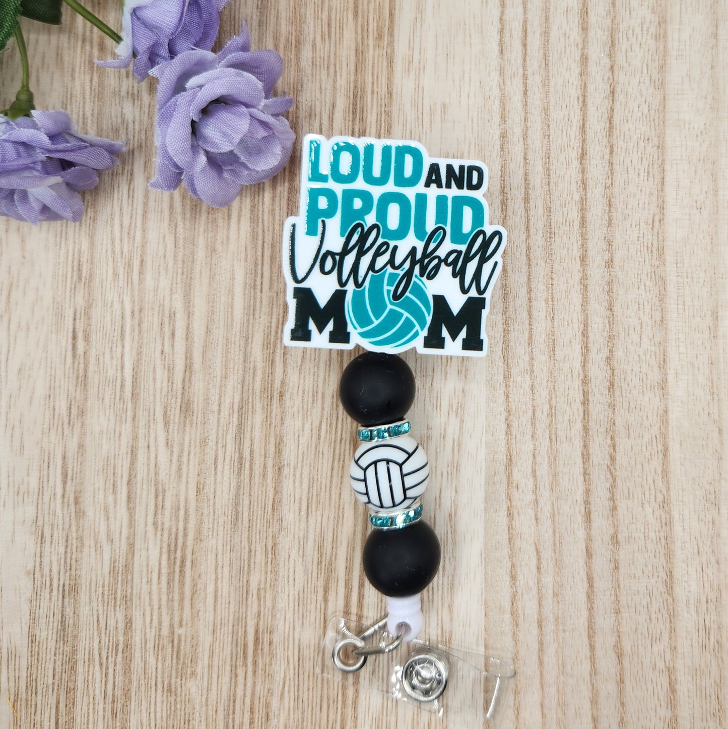 Badge Reel-Loud and Proud Volleyball Mom SS